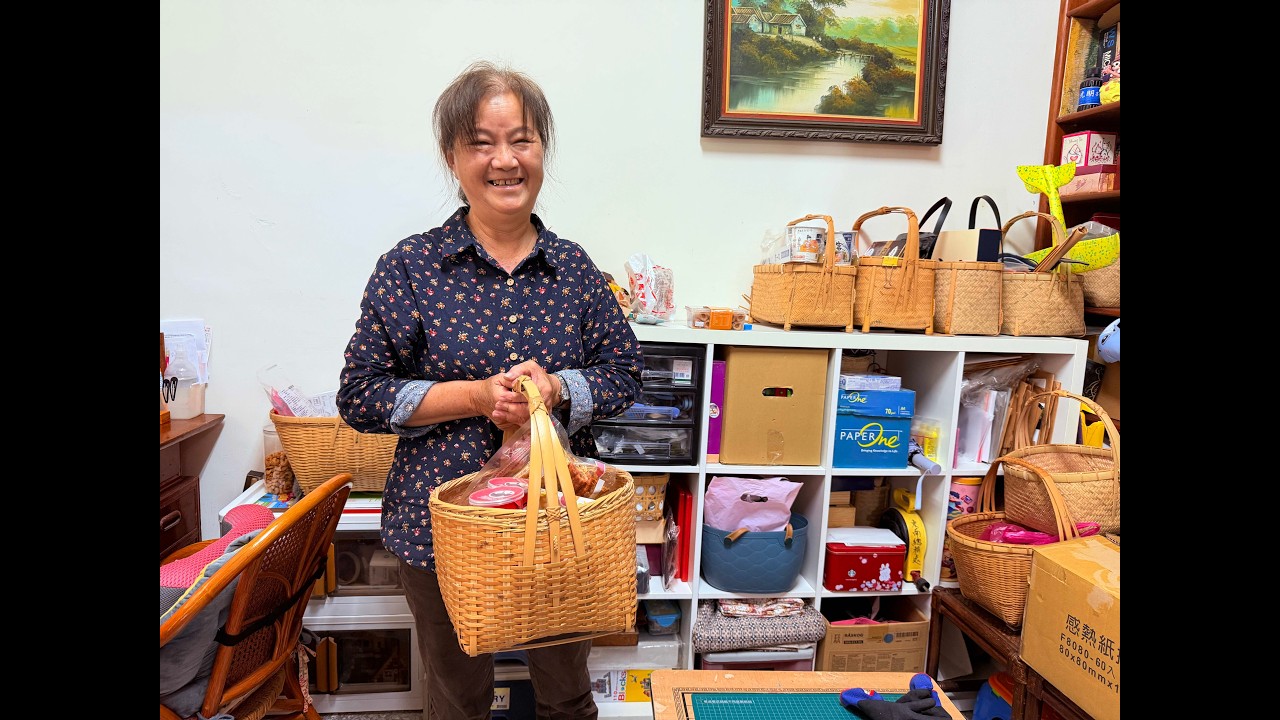 華麗轉身竹編、拼布、裁縫達人，原是體育教師退休/張茹真#雲林 #傳承 #竹編