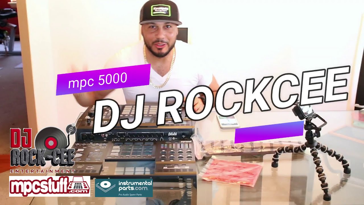 Akai MPC5000 Customization - Custom Parts From MPCstuff.com