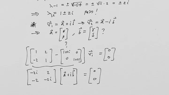 Complex eigenvalue example