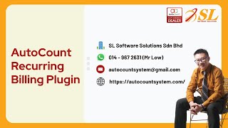AutoCount Recurring Billing Plugin | 自动生成定期账单，简化开单流程