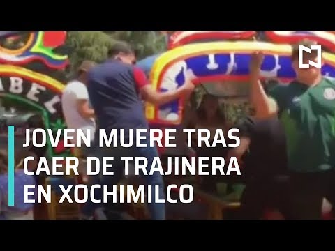 Muere joven tras caer de una trajinera en Xochimilco - Expreso de la Mañana