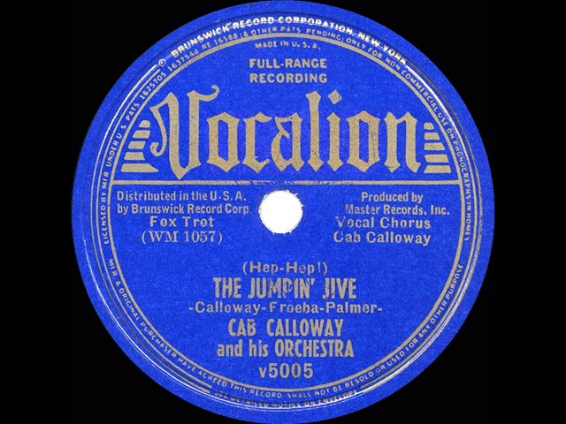1939 HITS ARCHIVE: The Jumpin' Jive - Cab Calloway - YouTube