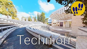 Walking in Technion Institute, Haifa, Israel