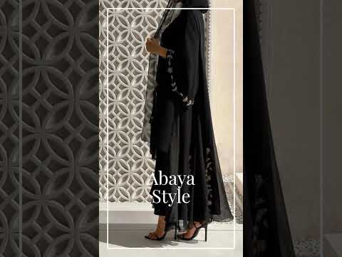 طرق لبس العباية بألوانها المختلفة How To Wear Abaya
