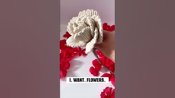 Macrame Roses That