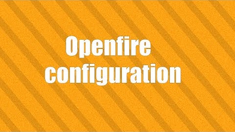 openfire configuration