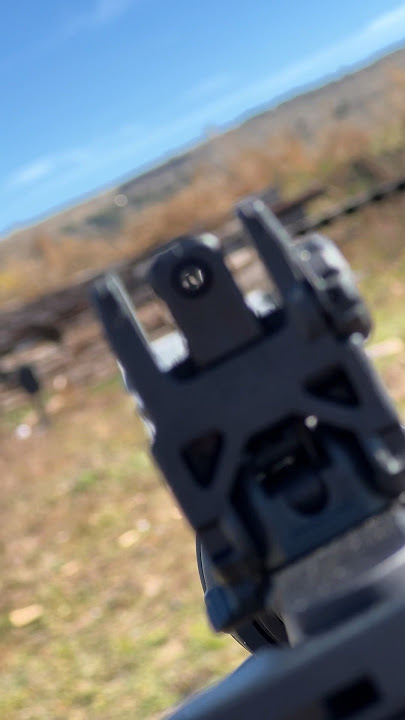 How To Use IRON Sights! #gun #tactical #civtac