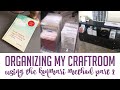 Organizing my Craftroom using the Kon Marie Method Part 2