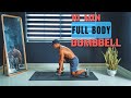 15 minutes of full-body exercises with dumbbells