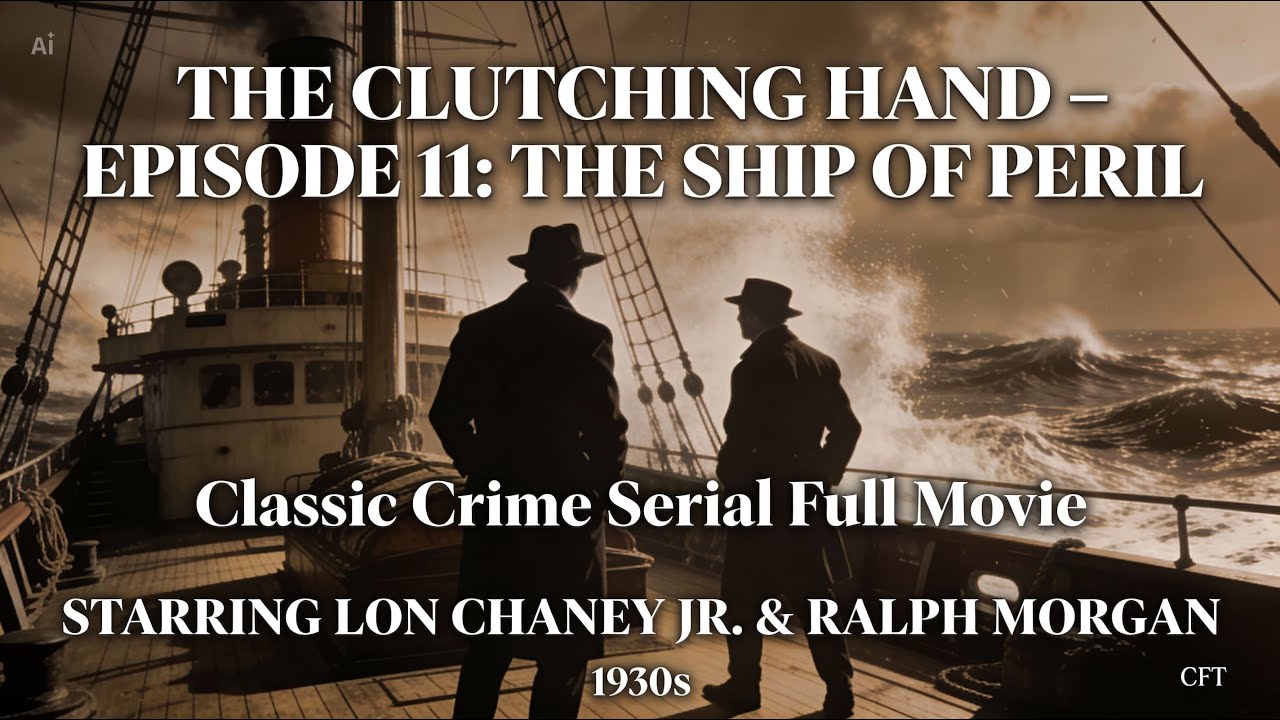 The Clutching Hand – Episode 11: The Ship of Peril | Classic Crime Serial Full Movie | Lon Chaney