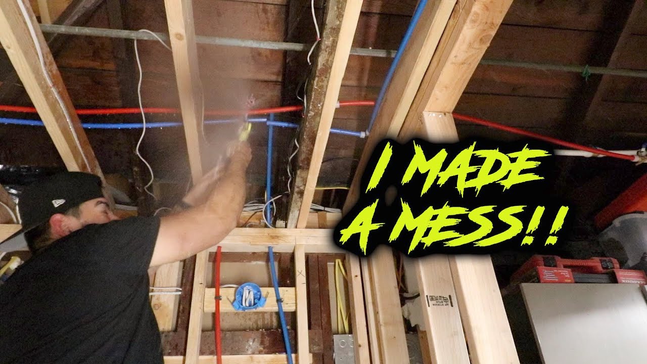 CUTTING MY WATER LINES!! VLOGMAS DAY 4 YouTube
