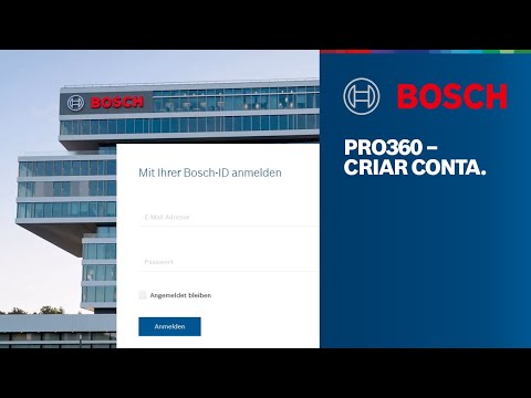 Bosch Professional PRO360 – Criar conta