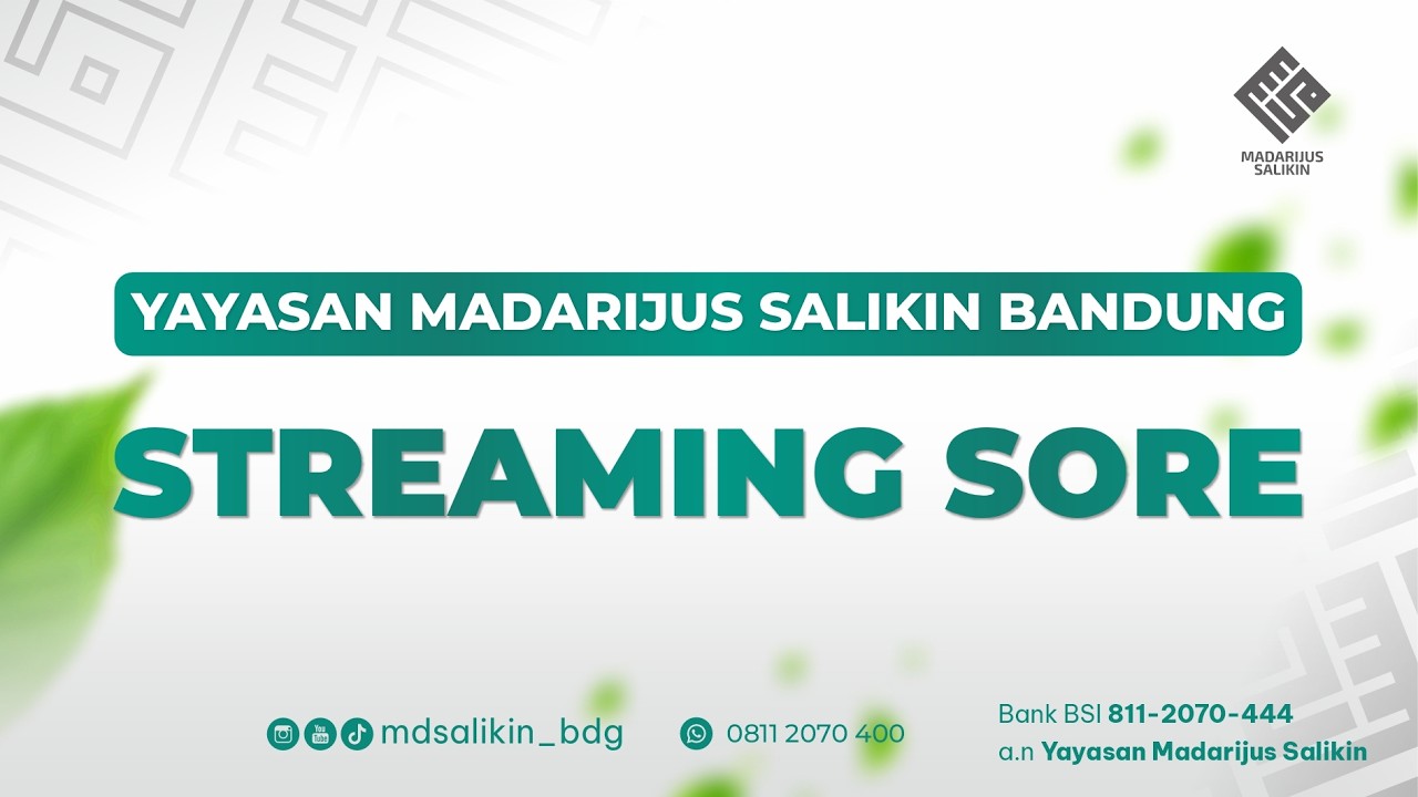 [Kajian Sore] al-Ustadz Eris Ma'ruf