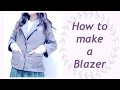 DIY Blazer Jacket / 服作り / 옷만들기 / 手作教學 / Costura / Sewing Tutorialㅣmadebyaya