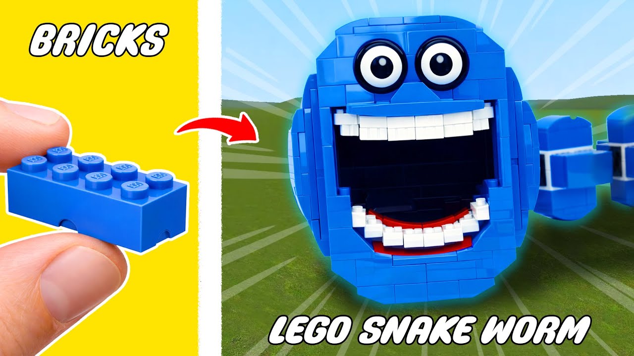 LEGO Roblox: How to Keep a Snake Worm as a Pet?! | RM Bricks Channel
