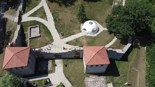 Old Bulgarian Fortress Tsari Mali Grad Drone Video