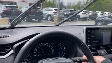 Rain sensing windshield wipers, rear window wiper and washer fluid spray - 2020 Toyota