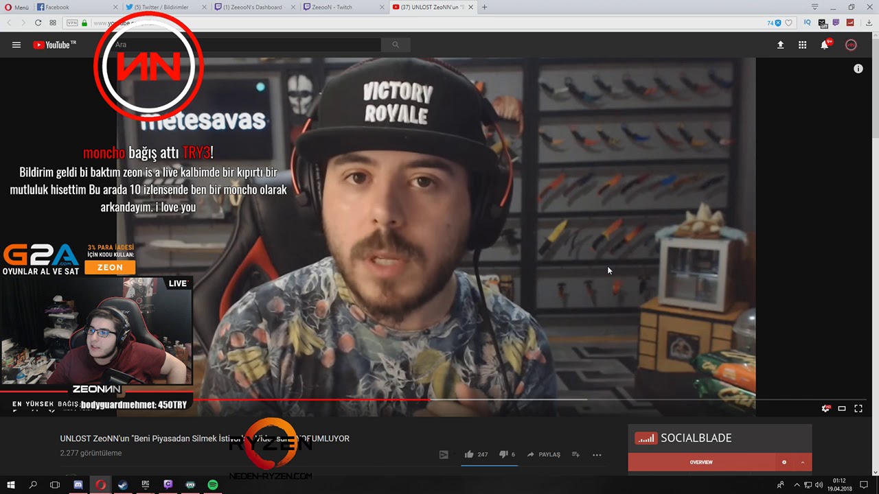 Zeon (Neco) primci tartışmaları son açıklama(UNLOST,WTCN,JAHREİN)