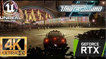 NFS Underground 2 Remastered in Unreal Engine 5 - Stunning Graphics!