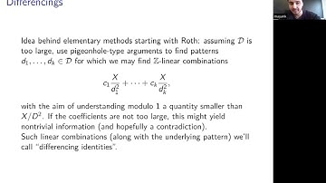 Mayank Pandey: Squarefree numbers in short intervals and related results (NTWS 246)