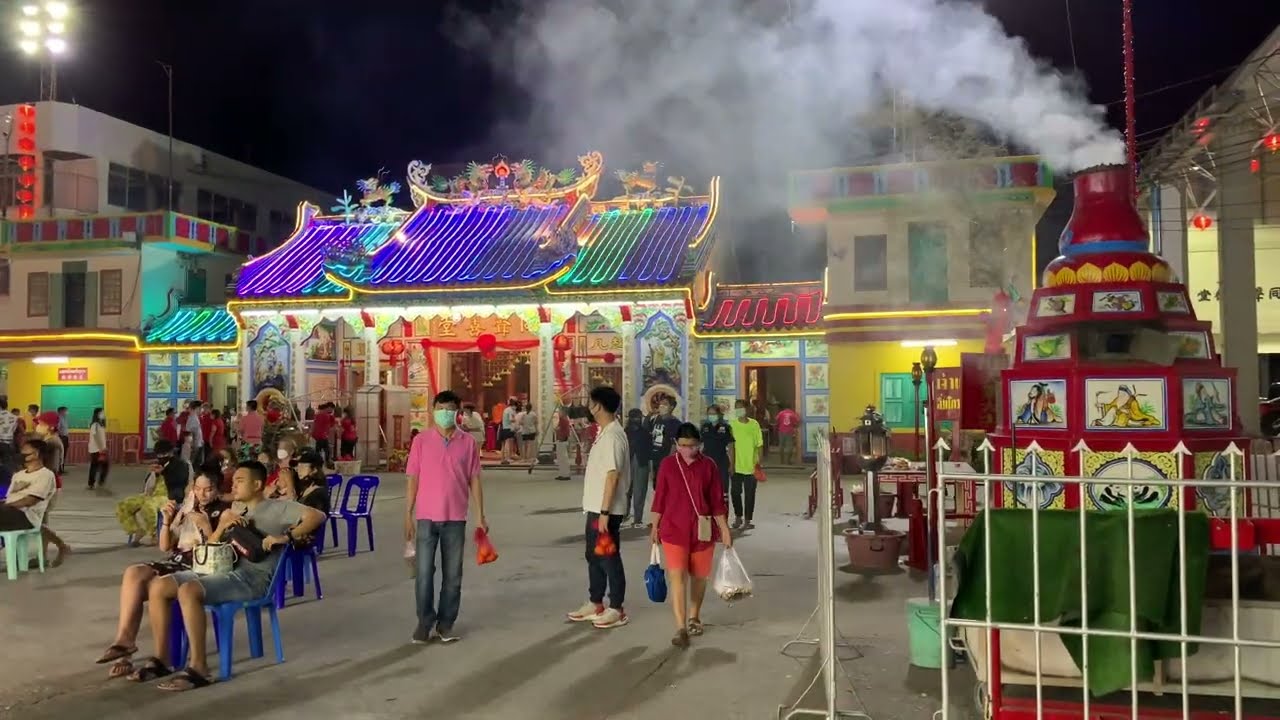 Hat Yai, Songkhla, Thailand 🐯 Chinese New Year 2022 Draws Crowds + City Officials