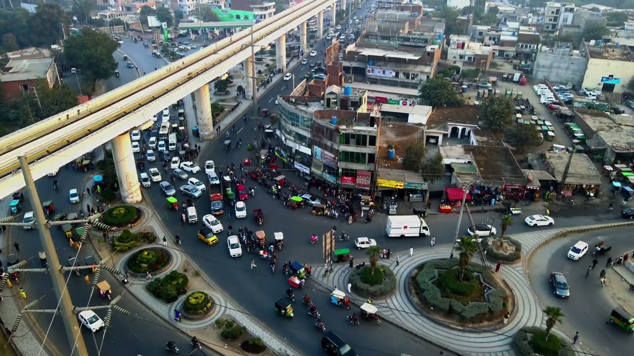 Thokar Niaz Baig Lahore 2025 | Stunning 4K Drone Footage | Aerial Tour