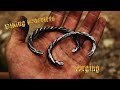 Ковка браслета викинга из старых шестигранников / Viking style bracelets from old hex keys