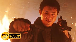 Jet Li kills his brother's murderer in combat / Romeo Must Die (2000) Resimi