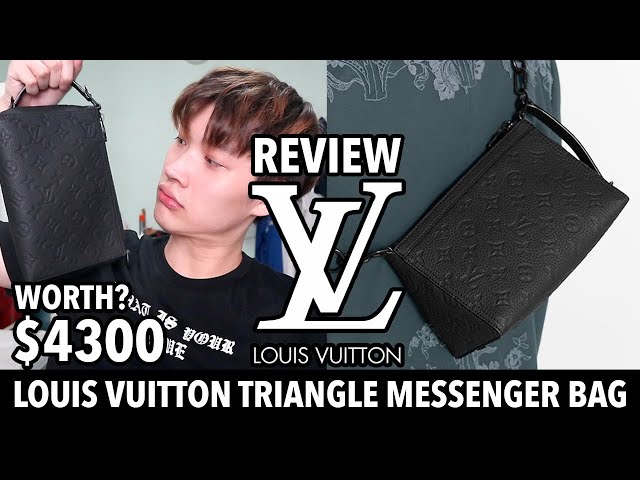 triangle messenger bag