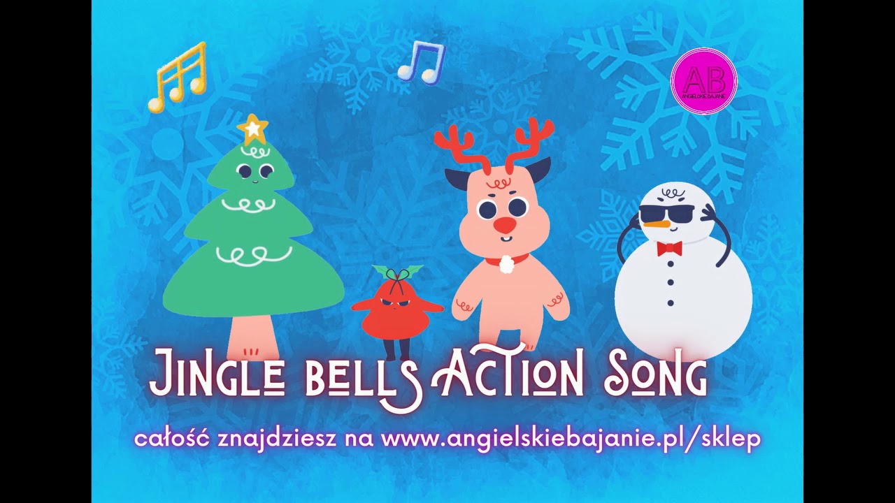 Angielski dla dzieci ♪ Jingle Bells Action Song ♪ Angielska piosenka