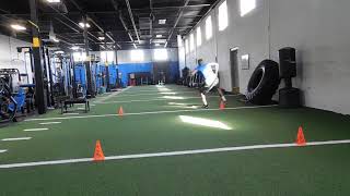 Change of Direction: Sprint Shuffle Reverse