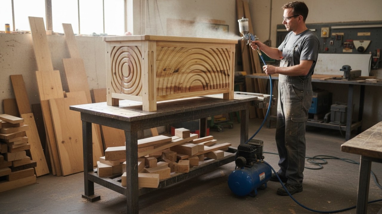 Превращение деревянных блоков в холодильник премиум-класса