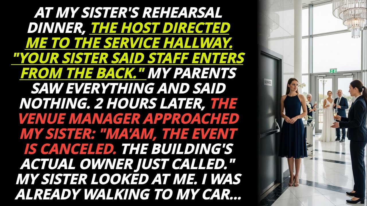 I Was Treated Like Staff at Sister's Wedding Until Manager Said 
