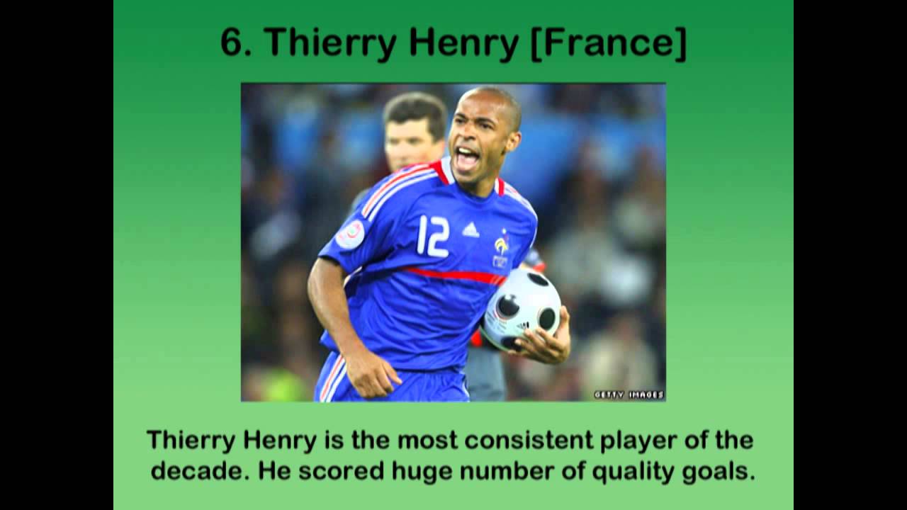 Top 10 Soccer Players of the decade [20012010] YouTube