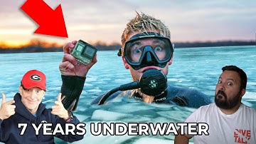 Divers React to someone who learned to dive to search for a lost GoPro