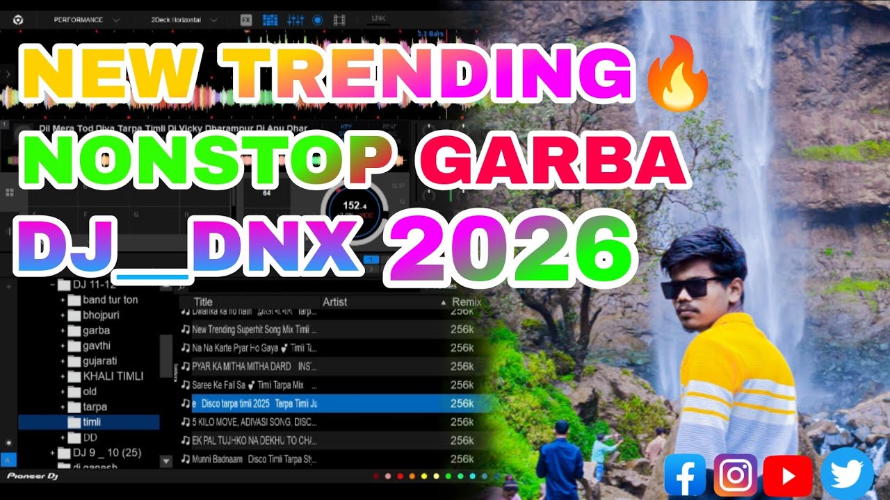 NEW TRENDING GARBA NONSTOP SONG 2026|| HINDI GUJARATI AND GAMIT || DJ__DNX FOM SATIMAL 🔥💯