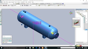 SP3D Equipment Modeling | Complete Design | Drawing with equipment mechenical data sheet| Tutorial 4