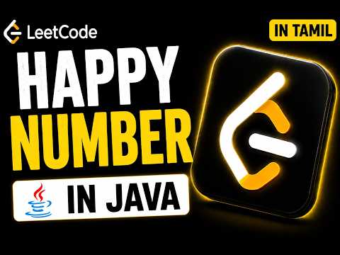 Happy Number in Java (தமிழில்) 🔥| LeetCode Easy🎯 | Crack Coding Interviews 🚀