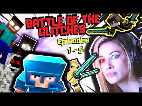 BATTLE OF THE GLITCHES Ep. 1 - 5 | PSYCHO GiRL Reaction to MC JAMS