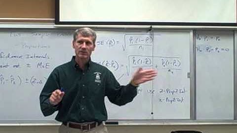 Statistics Lecture Section 10.1