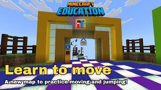 Minecraft Education Movement Practice Map! Learn to Move & Jump Guide