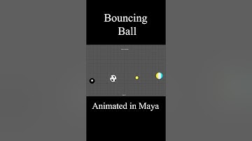 Animation of Bouncing Ball with Weight & Emotion in Maya #3danimationsoftware  #animation