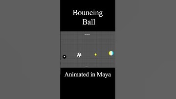 Animation of Bouncing Ball with Weight & Emotion in Maya #3danimationsoftware  #animation