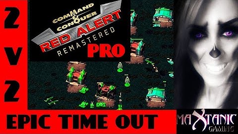 2 on 2 PRO Command & Conquer Red alert Remastered ANOTHER EPIC TIME OUT