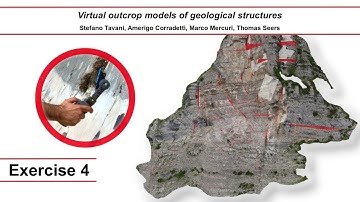 Virtual outcrop models of geological structures. Exercise 4