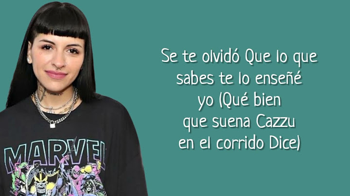 Cazzu - Dolce (Letra)