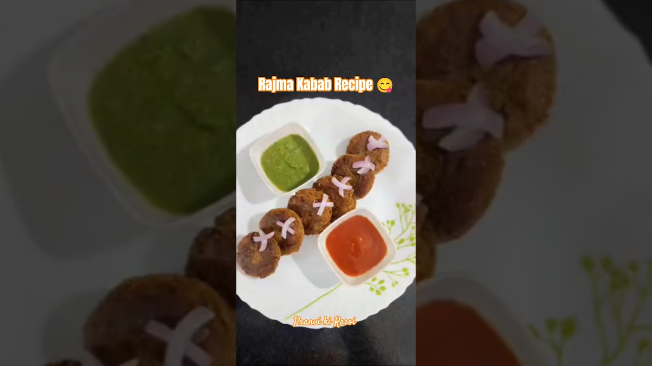 Rajma Kabab Recipe 😋 l Protein Rich Veg Kabab l Easy Evening Snack l Pranvi ki Rasoi