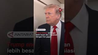 Trump ancam serangan lebih besar jika negosiasi dengan Iran gagal