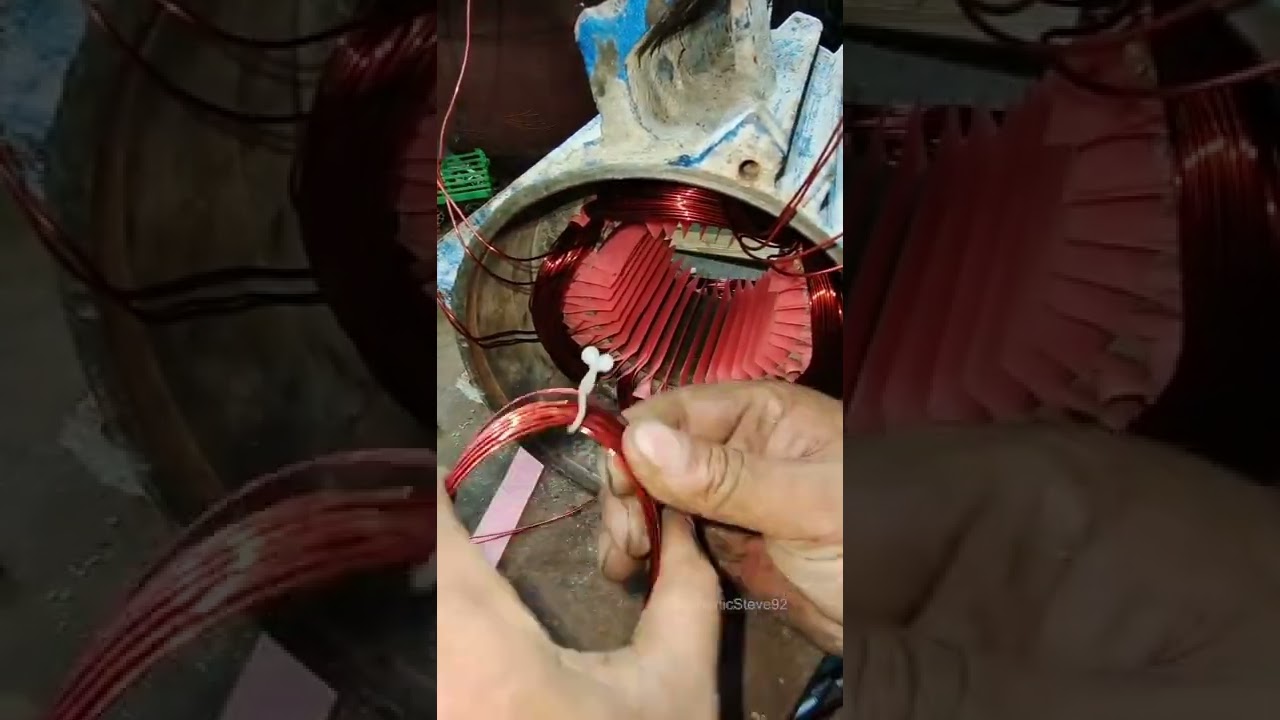 3KW electric motor repair. YouTube