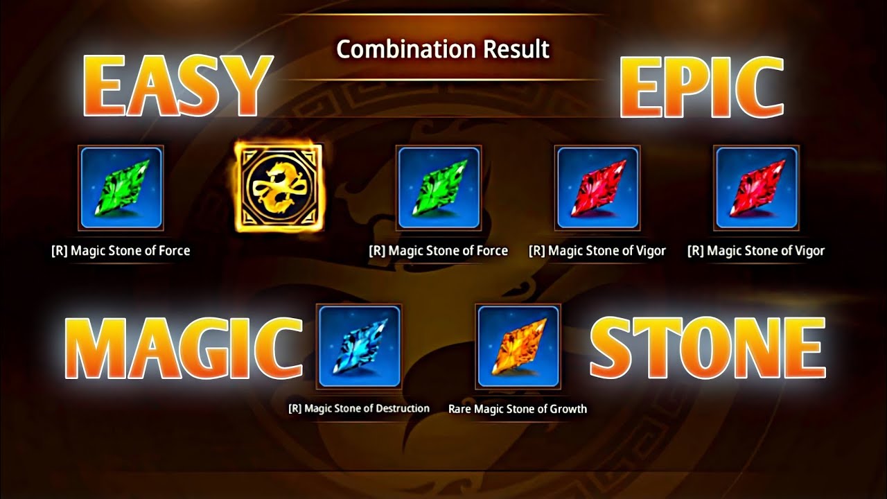 Mir4- Epic Magic Stone Combination